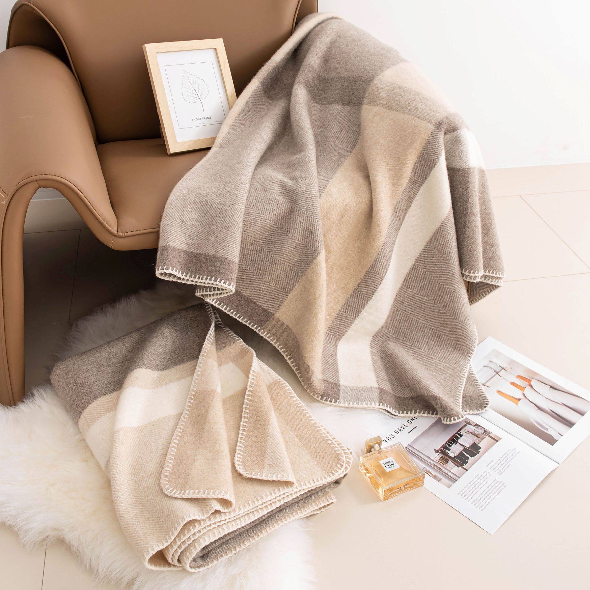 Autumn Wool Scarf With A Premium Feel