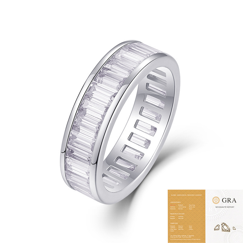 High-Grade Versatile Non-Fading Moissanite Ring - Image 2